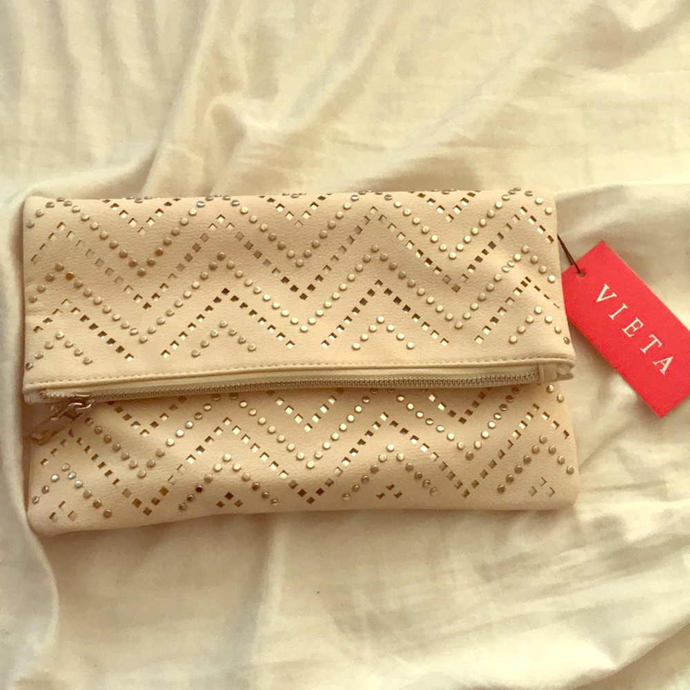 Leather Clutch that turns into Cross Body